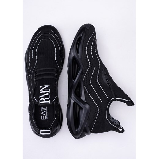 Sneakersy męskie czarne EA7 Emporio Armani X8X108 XK264 N078 Emporio Armani 44 Sneaker Peeker
