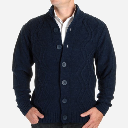 Sweter rozpinany Willsoor - granatowy willsoor-sklep-internetowy  sweter