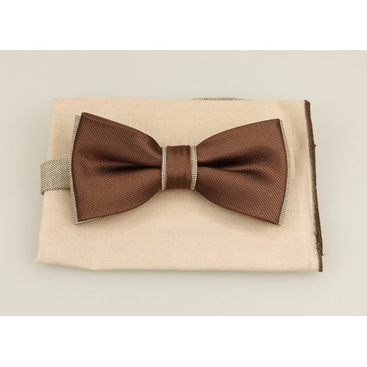 Mucha brązowa KRZYSZTOF krzysztof bezowy abstrakcyjne wzory