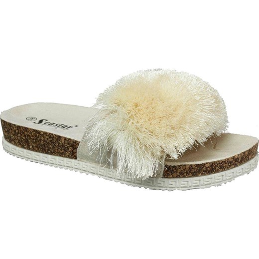 Klapki z futerkiem SEASTAR Seastar 38 trendybuty.pl