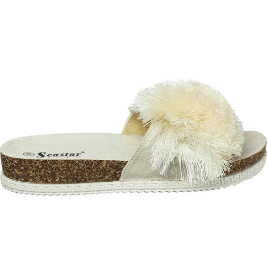 Klapki z futerkiem SEASTAR Seastar 39 trendybuty.pl