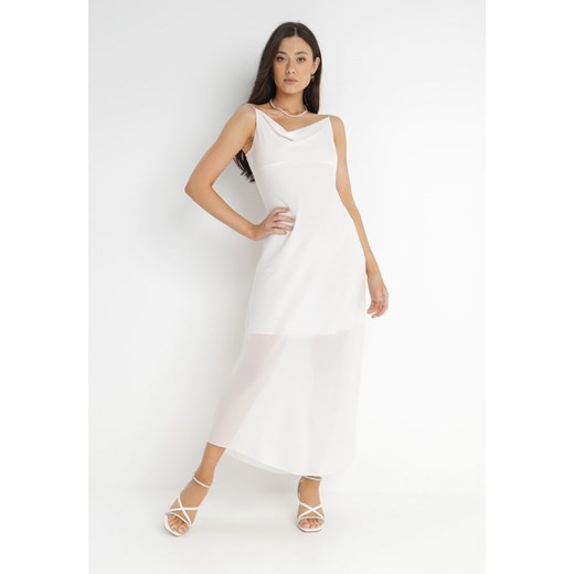 Biała Sukienka Philice ze sklepu Born2be Odzież w kategorii Sukienki - zdjęcie 140523672