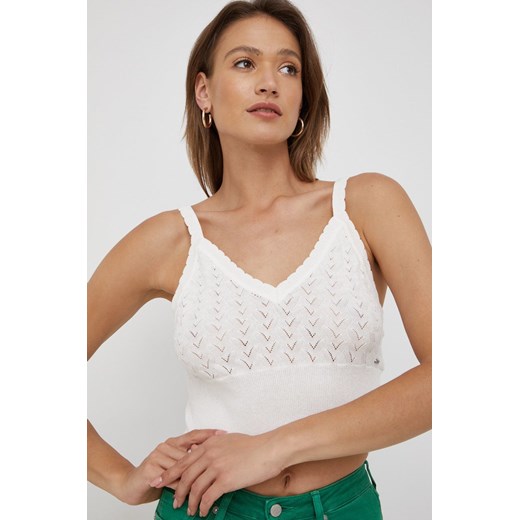 Pepe Jeans top damski kolor biały Pepe Jeans XL ANSWEAR.com