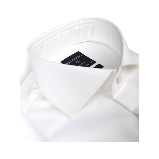 Koszula - Slim fit - w kolorze białym Profuomo 42 wyprzedaż Limango Polska
