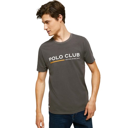Koszulka w kolorze antracytowym Polo Club XXL okazja Limango Polska