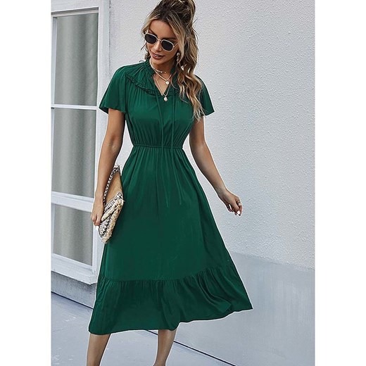Sukienka w kolorze zielonym Tina L okazyjna cena Limango Polska