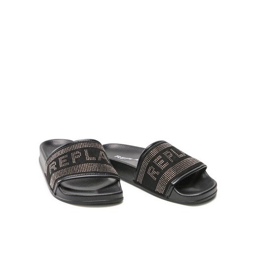 Replay Klapki Up W Studs GWF1B .000.C0018T Czarny Replay 38 MODIVO
