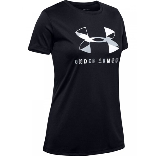 Dziewczęca koszulka treningowa UNDER ARMOUR Tech Graphic Big Logo Under Armour XS okazyjna cena Sportstylestory.com