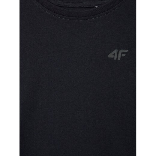 4F T-Shirt HJL22-JTSM001 Granatowy Regular Fit 134 MODIVO