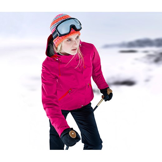 Kurtka narciarska, różowa tchibo rozowy kurtki