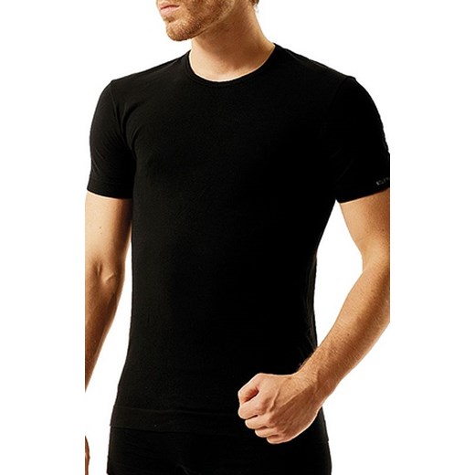 Koszulka męska z krótkim rękawem bezszwowa SS00990, Kolor biały, Rozmiar 2XL, Brubeck ze sklepu Intymna w kategorii Podkoszulki męskie - zdjęcie 140669932