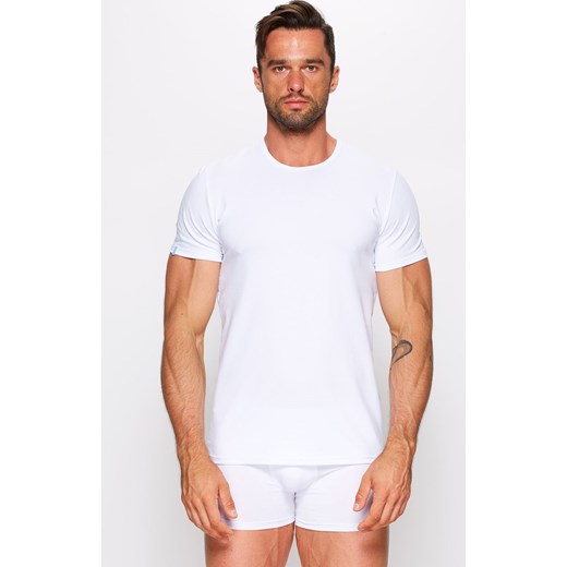 Koszulka męska t-shirt z krótkim rękawem biały 01/9-82/2, Kolor biały, Rozmiar L, Fabio Undercare ze sklepu Intymna w kategorii T-shirty męskie - zdjęcie 140673514
