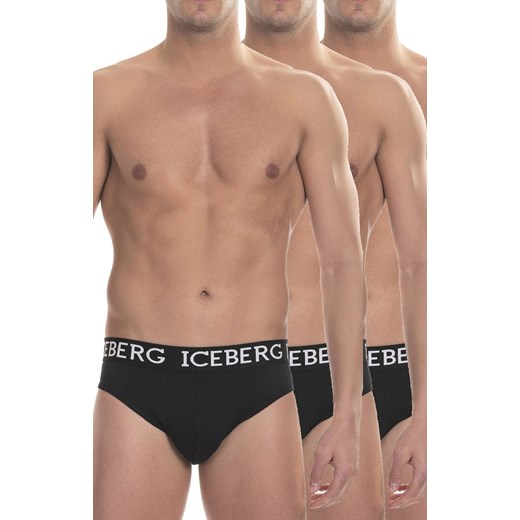 Slipy męskie ICE1USP01TB-Brief 3-pack, Kolor czarny, Rozmiar M, ICEBERG ze sklepu Intymna w kategorii Majtki męskie - zdjęcie 140675510