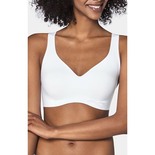 Sloggi Zero Feel biustonosz bralette push-up EX 10186738, Kolor biały, Rozmiar L, Sloggi ze sklepu Intymna w kategorii Biustonosze - zdjęcie 140683033