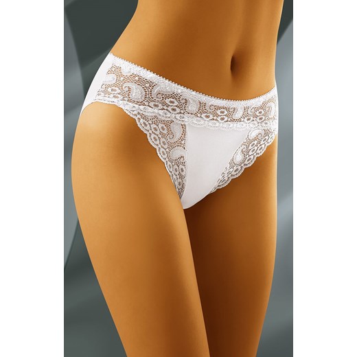 Białe figi damskie Lisa II, Kolor biały, Rozmiar L, Wol-bar ze sklepu Intymna w kategorii Majtki damskie - zdjęcie 140685140