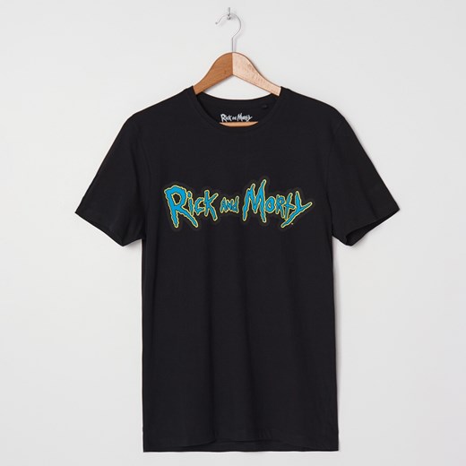 Koszulka z nadrukiem Rick and Morty - Czarny House L promocja House