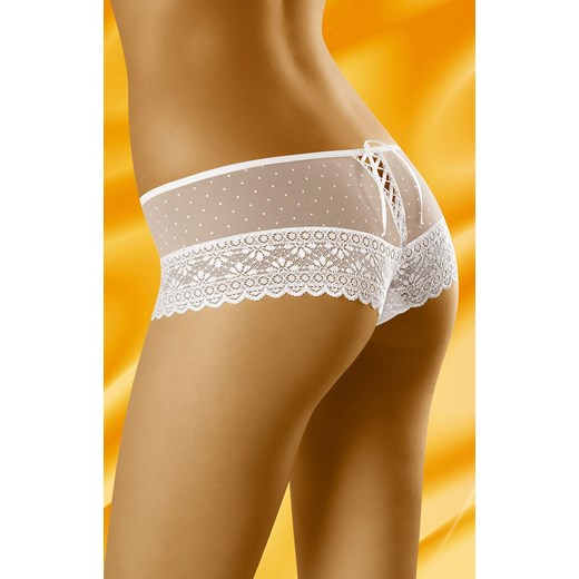 Mila szorty, Kolor biały, Rozmiar S, Wol-bar ze sklepu Intymna w kategorii Majtki damskie - zdjęcie 140686114