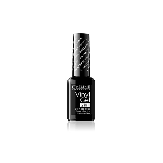 Eveline Vinyl Gel winylowy lakier do paznokci+top coat 2w1 211 12ml, Eveline Eveline onesize promocyjna cena Primodo