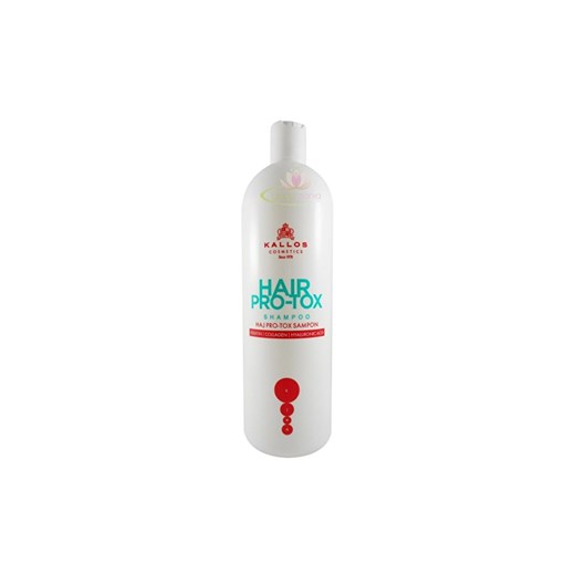 Kallos Hair Pro-Tox Shampoo szampon do włosów z keratyną kolagenem i kwasem Kallos onesize promocja Primodo