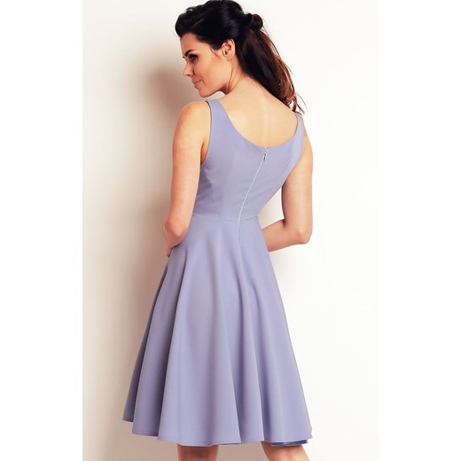 Sukienka A139, Kolor jasnoniebieski, Rozmiar S, Awama XL Primodo