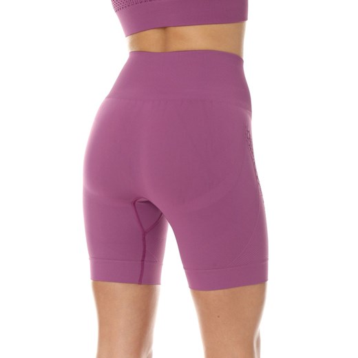 LB10440 krótkie legginsy damskie GYM, Kolor wrzosowy, Rozmiar S, Brubeck XL Primodo