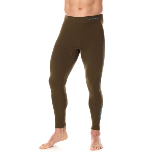 Thermo spodnie męskie termoaktywne LE11840, Kolor khaki, Rozmiar L, Brubeck ze sklepu Primodo w kategorii Spodnie męskie - zdjęcie 140691771