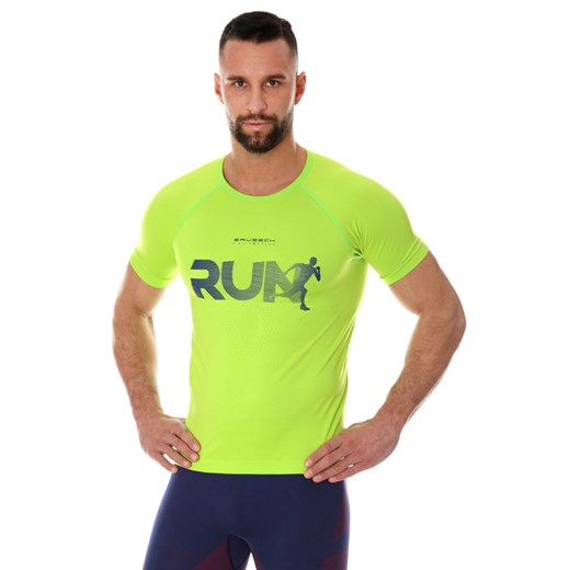 SS13280 koszulka męska Running Air Pro, Kolor zielony neon, Rozmiar S, Brubeck ze sklepu Primodo w kategorii T-shirty męskie - zdjęcie 140691900