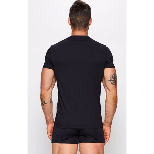Koszulka męska t-shirt z krótkim rękawem czarny 01/9-82/1, Kolor czarny, Rozmiar M, Fabio Undercare ze sklepu Primodo w kategorii T-shirty męskie - zdjęcie 140692794