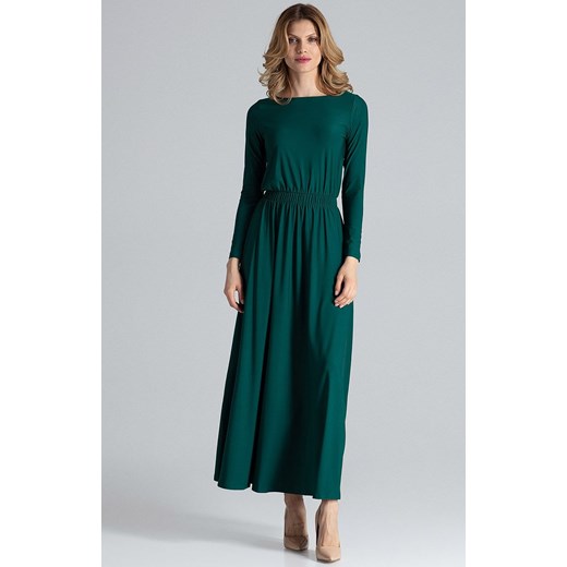 Sukienka M604, Kolor zielony, Rozmiar S, Figl Figl L Primodo