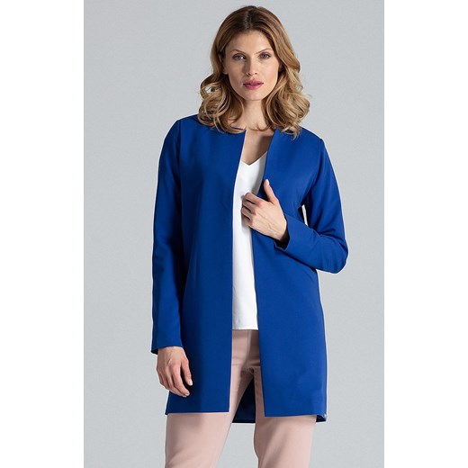 Płaszcz M551, Kolor niebieski, Rozmiar S, Figl ze sklepu Primodo w kategorii Płaszcze damskie - zdjęcie 140693322