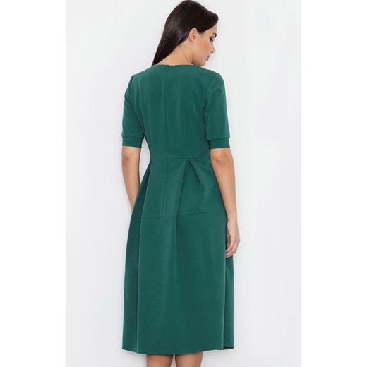Sukienka M553, Kolor zielony, Rozmiar S, Figl Figl L Primodo