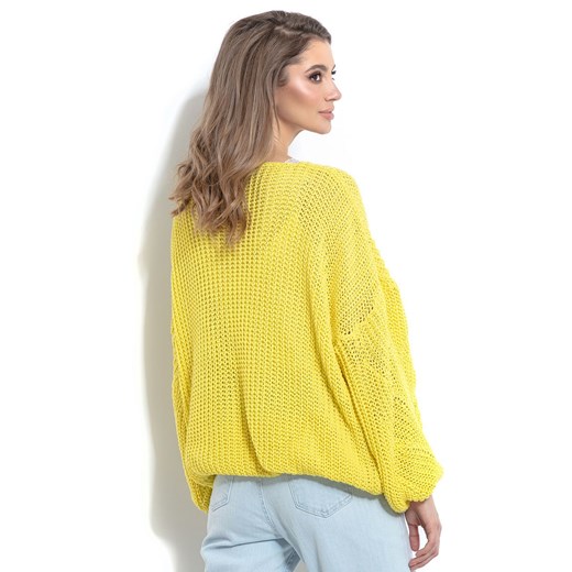 Sweter F1008, Kolor żółty, Rozmiar S/M, Fobya Fobya S/M okazja Primodo