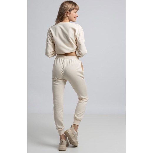 LA055 spodnie typu joggers, Kolor wanilia, Rozmiar L, LaLupa Lalupa S Primodo