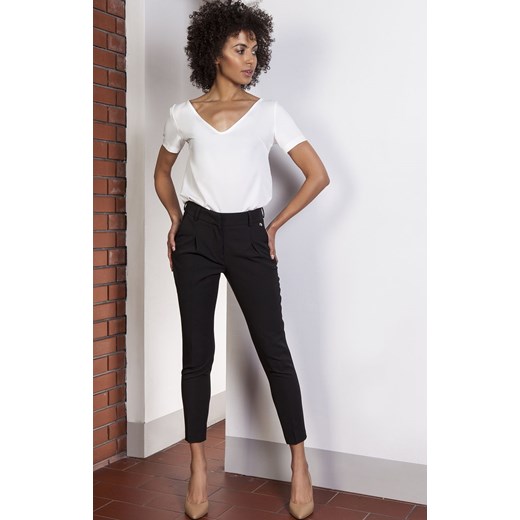 SD115 spodnie cygaretki, Kolor czarny, Rozmiar S, Lanti ze sklepu Primodo w kategorii Spodnie damskie - zdjęcie 140698312