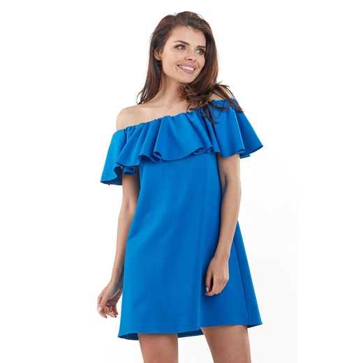 Sukienka L065, Kolor niebieski, Rozmiar S/M, Lou-Lou Lou-lou L/XL Primodo