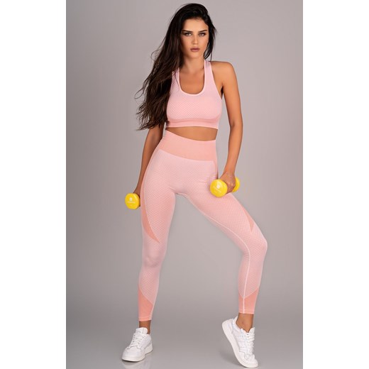 Gym 714 Pink LC1756 legginsy, top, bluza, Kolor różowy, Rozmiar M, Merribel Merribel L promocja Primodo