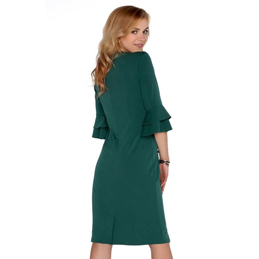 Keretemin Dark Green FZ1738 sukienka, Kolor zielony, Rozmiar L, Merribel Merribel L okazyjna cena Primodo