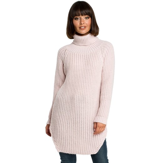 Sweter BK005, Kolor jasnoróżowy, Rozmiar one size, BE Knit Be Knit one size Primodo