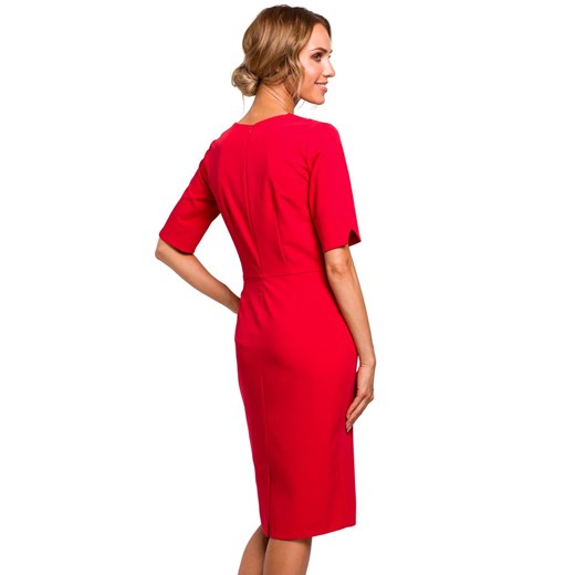 Sukienka M455, Kolor czerwony, Rozmiar L, MOE Moe L Primodo