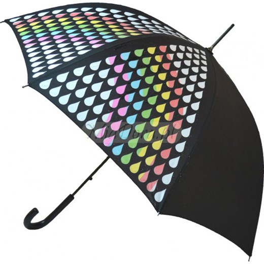 Magiczna Tęcza - parasol zmieniający kolor parasole-miadora-pl czarny jesień