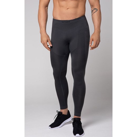 SPAIO PLAY legginsy termoaktywne, Kolor czarno-szary, Rozmiar L, Spaio ze sklepu Primodo w kategorii Spodnie męskie - zdjęcie 140707860