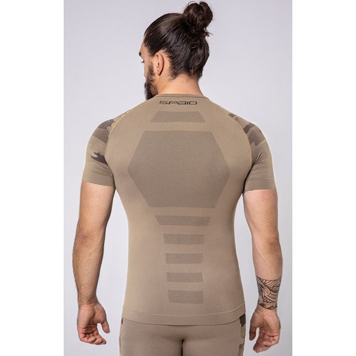 SPAIO K/R TACTICAL koszulka męska, Kolor piaskowy, Rozmiar L, Spaio ze sklepu Primodo w kategorii Bielizna termoaktywna męska - zdjęcie 140707924