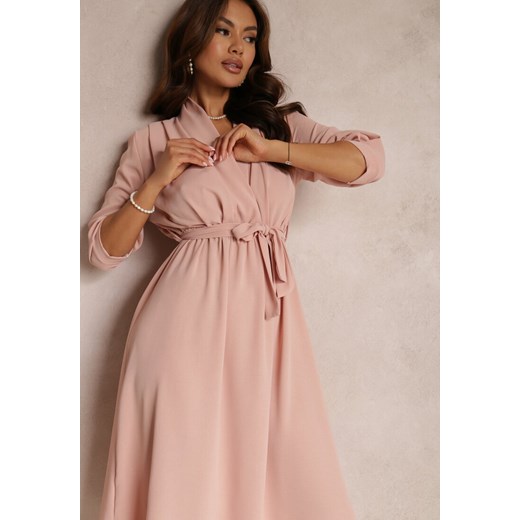 Różowa Sukienka Canopis Renee M okazja Renee odzież