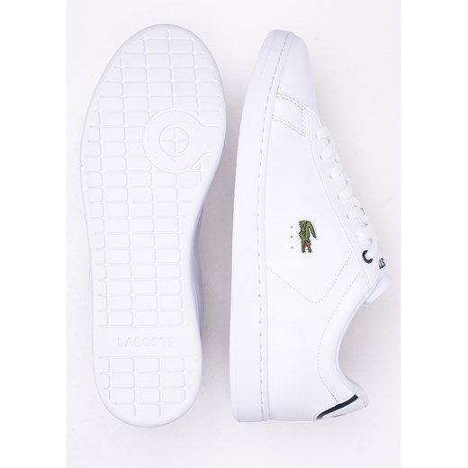Sneakersy męskie białe Lacoste Carnaby BL21 741SMA0002-042 Lacoste 46 Sneaker Peeker