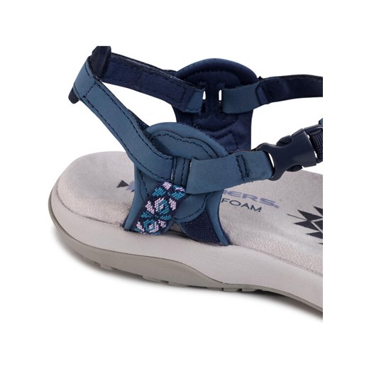 Skechers Sandały 40955 NVY Granatowy Skechers 40 wyprzedaż MODIVO
