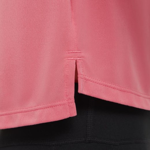 Koszulka dla dużych dzieci (dziewcząt) Nike Pro Dri-FIT One - Różowy Nike L Nike poland