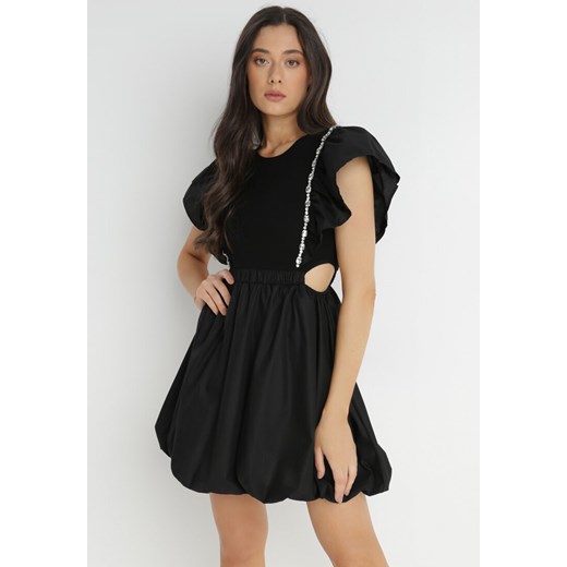 Czarna Sukienka Altheia ze sklepu Born2be Odzież w kategorii Sukienki - zdjęcie 140775760
