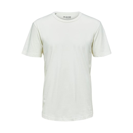 Koszulka "Relaxlong-David" w kolorze białym Selected Homme XL okazja Limango Polska