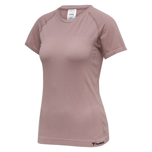 Koszulka sportowa "Clea Seamless" w kolorze jasnoróżowym Hummel L wyprzedaż Limango Polska