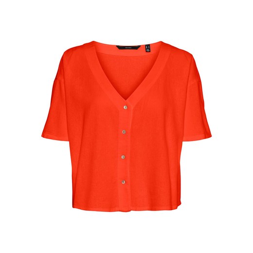 Bluzka "Jesmilo" w kolorze pomarańczowym Vero Moda S promocyjna cena Limango Polska